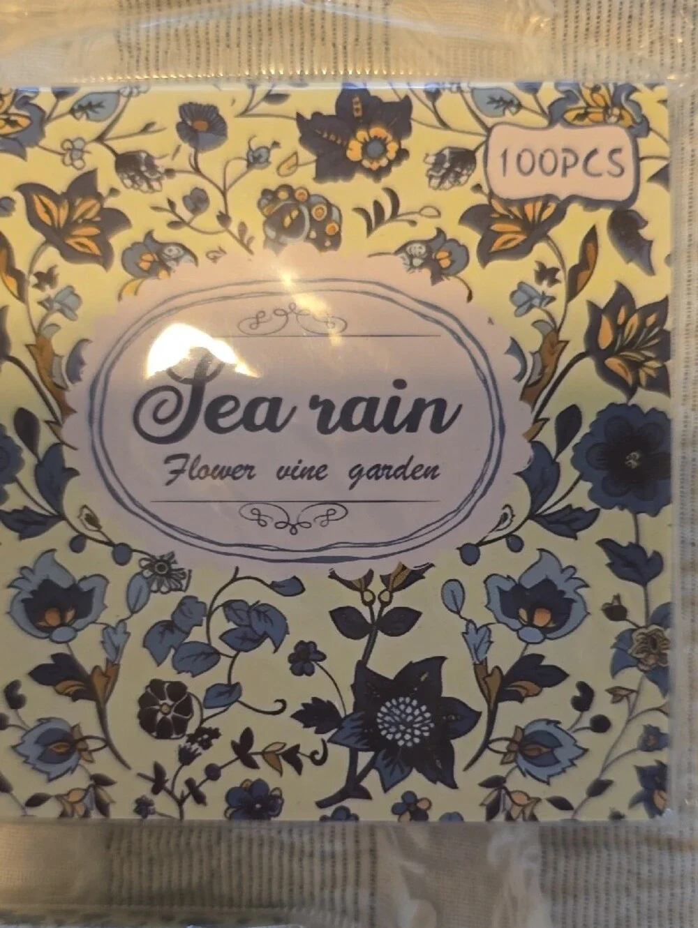 Sea Rain Floral Note Pads
